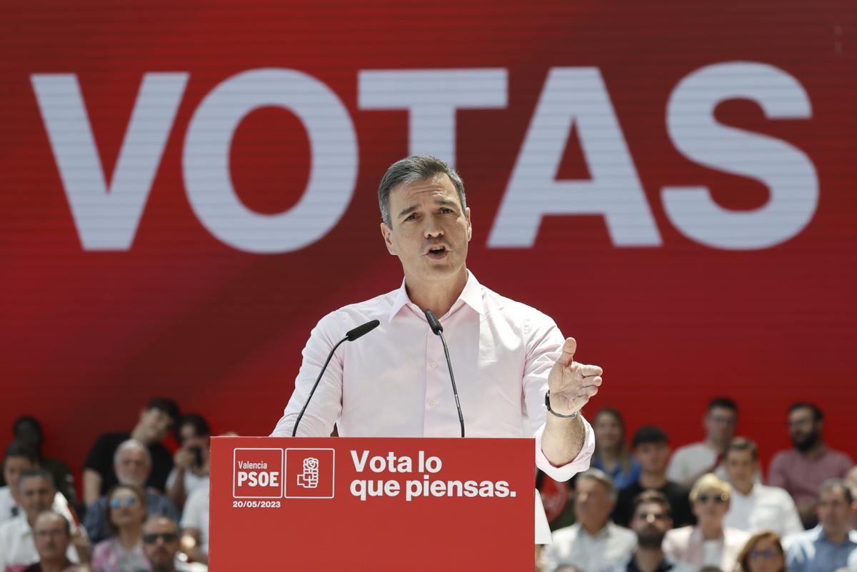 El presidente del Gobierno, Pedro Sánchez, en Valencia. Foto: Europa Press / Vídeo: PI Studio
