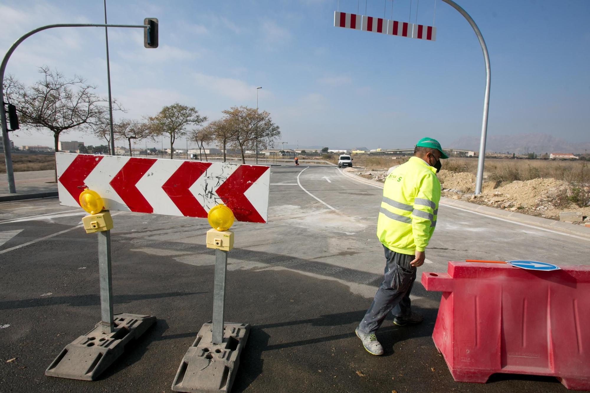 La apertura del tramo de la Vía Parque en el PAU 1 completa una nueva circunvalación en Alicante