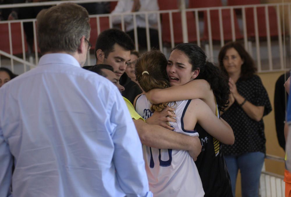 Susto en la final cadete femenina de baloncesto