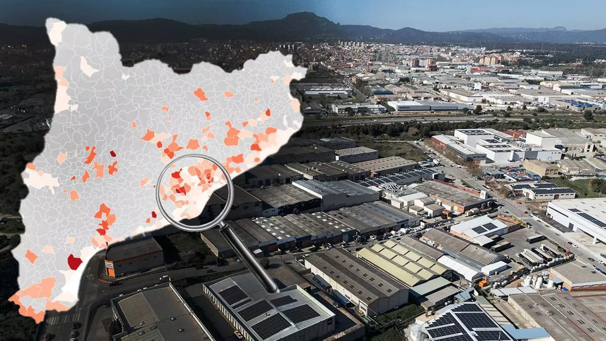 La Catalunya de la industria y los polígonos: gráficos y mapas de los municipios donde predominan