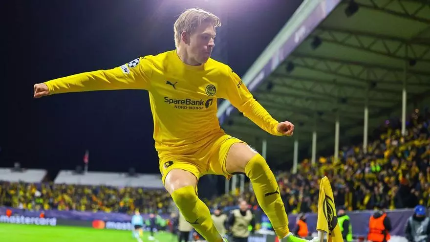 Hauge la colocó por toda la escuadra para adelantar al Bodo/Glimt