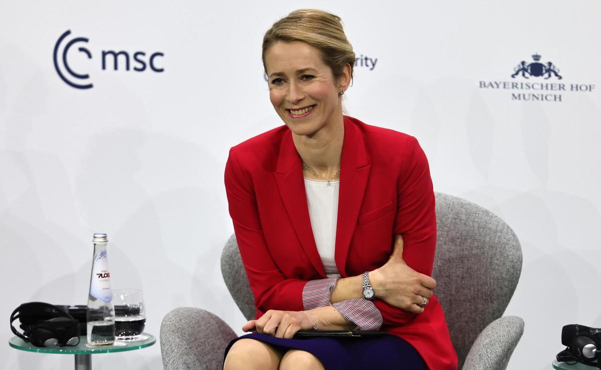 La Alta Representante de Política Exterior y de Seguridad Kaja Kallas durante la conferencia de seguridad de Múnich