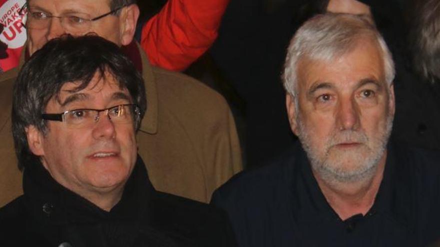 Carles Puigdemont i Jami Matamala en una imatge d&#039;arxiu