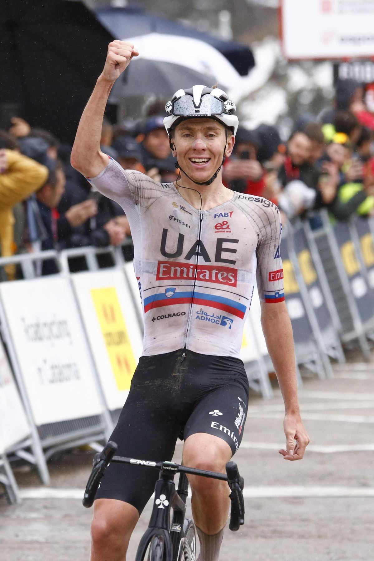 Pogacar s'imposa en solitari la segona etapa de la Volta Ciclista a Catalunya Pogacar s'imposa en solitari la segona etapa de la Volta Ciclista a Catalunya