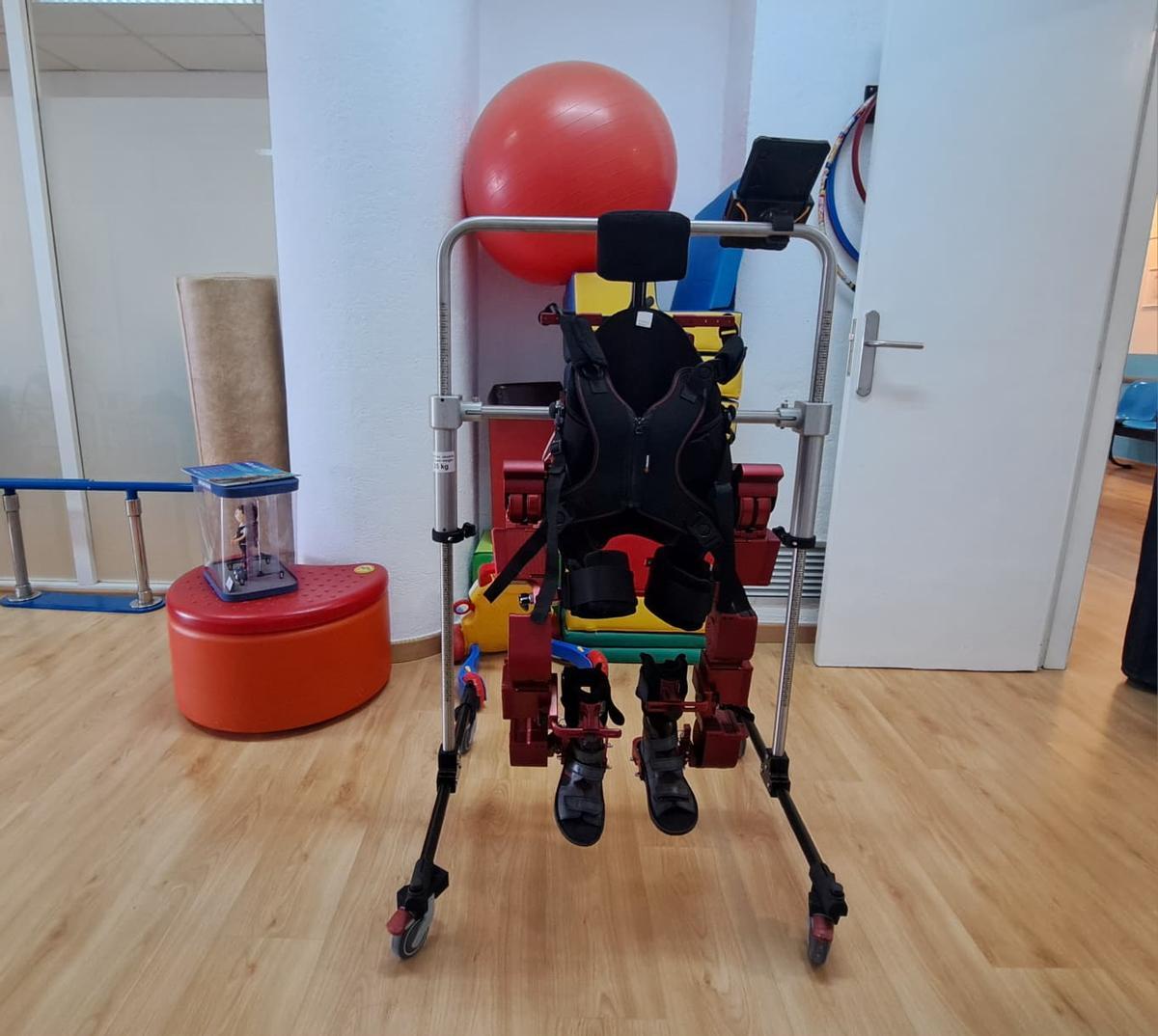 Imagen del exoesqueleto que podrán utilizar los niños de Baleares para su rehabilitación.