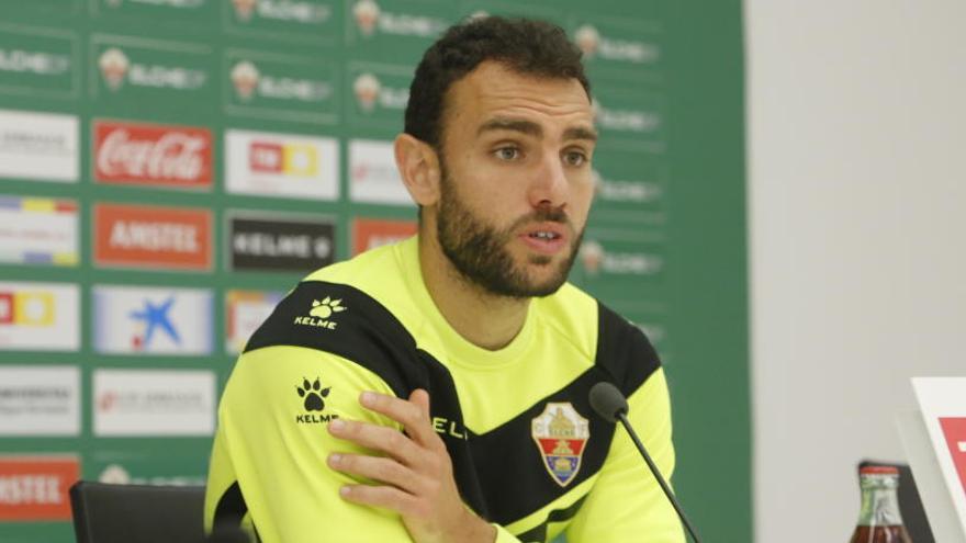 Gonzalo Verdú, durante la rueda de Prensa de esta mañana