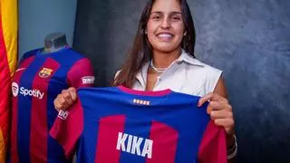 El Barça ficha a Kika Nazareth, la primera futbolista que representa Jorge Mendes