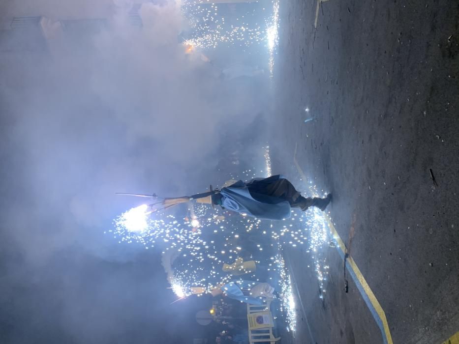 La mostra de foc del carnaval de Sallent