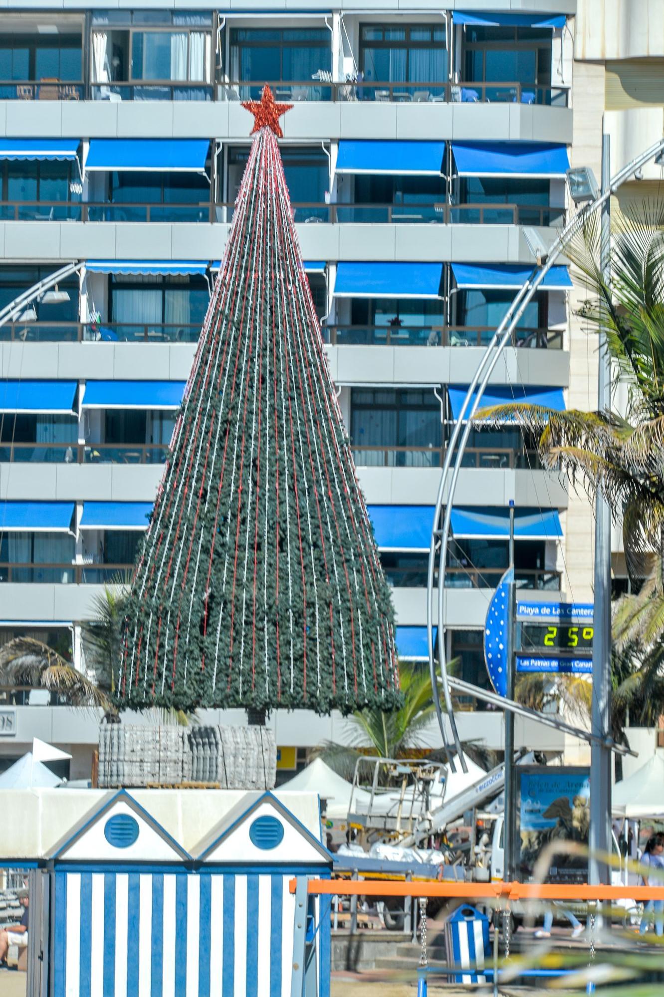 Tiempo en la playa de Las Canteras (1/12/2022)