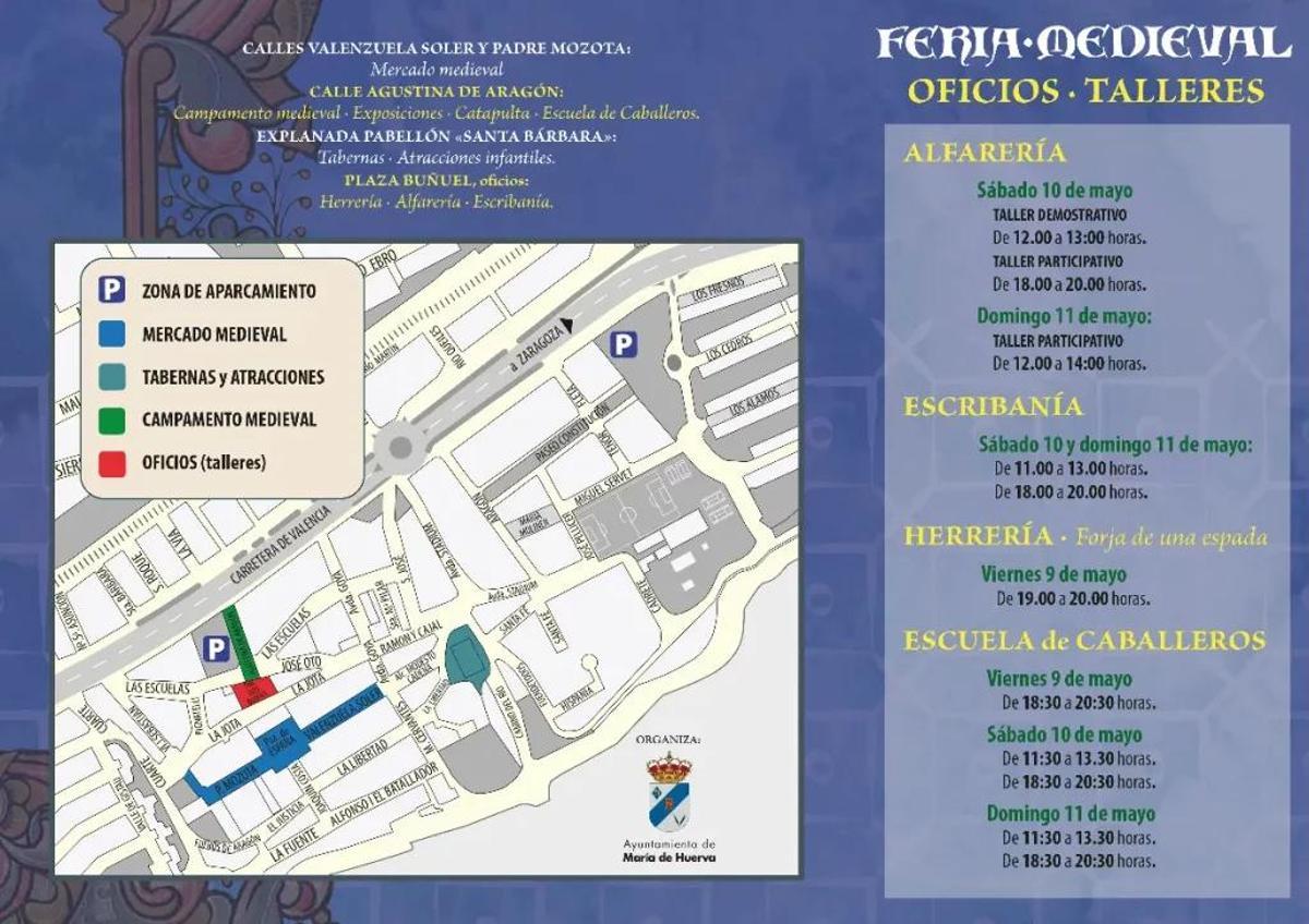 Plano de la Feria Medieval