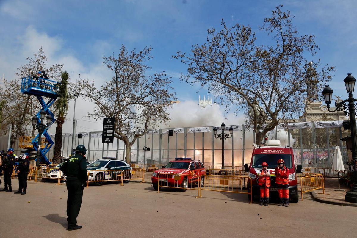 Así ha sido la mascletà de hoy, 18 de marzo