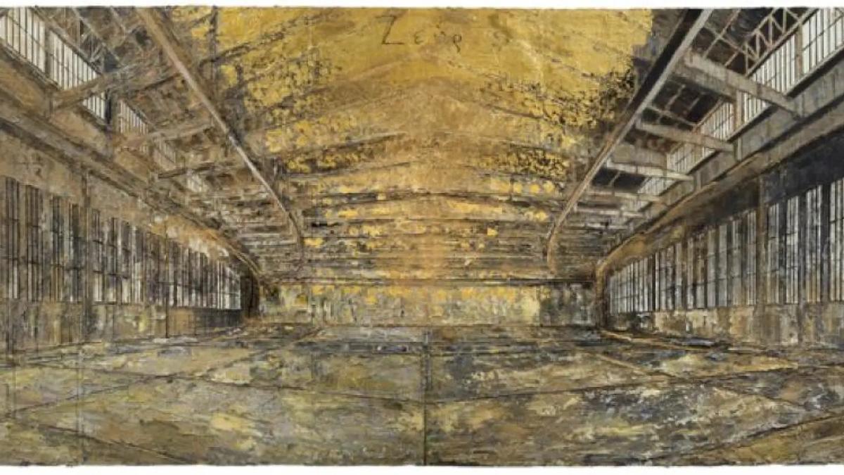 La obra 'Danaë' de Anselm Kiefer, en el CAHH de València.
