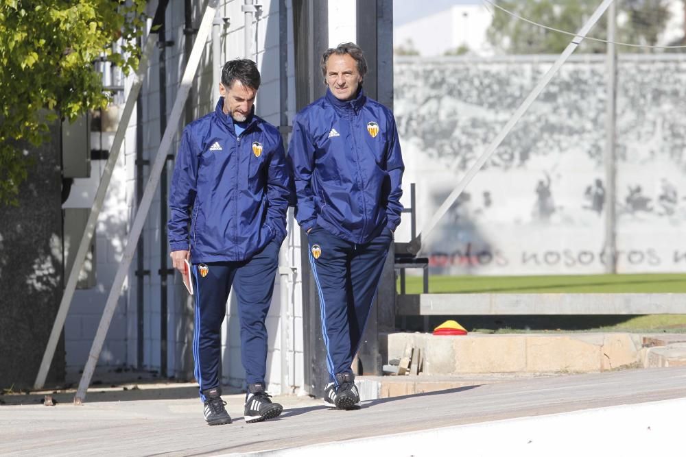 Las mejores imágenes del entrenamiento del Valencia CF