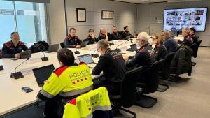 Imagen de la reunión del Gabinete Antiterrorista de Catalunya