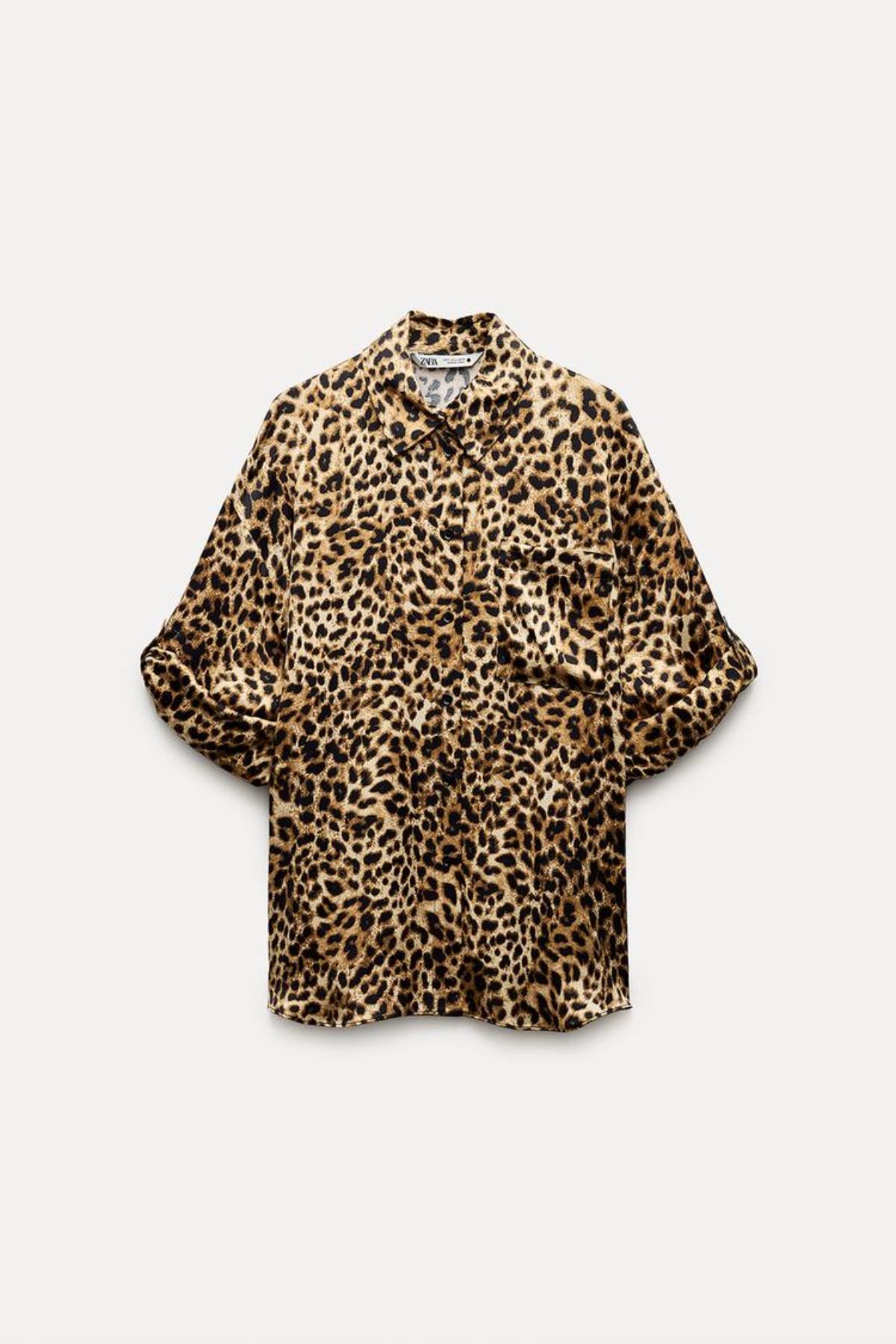 Camisa animal print de Zara
