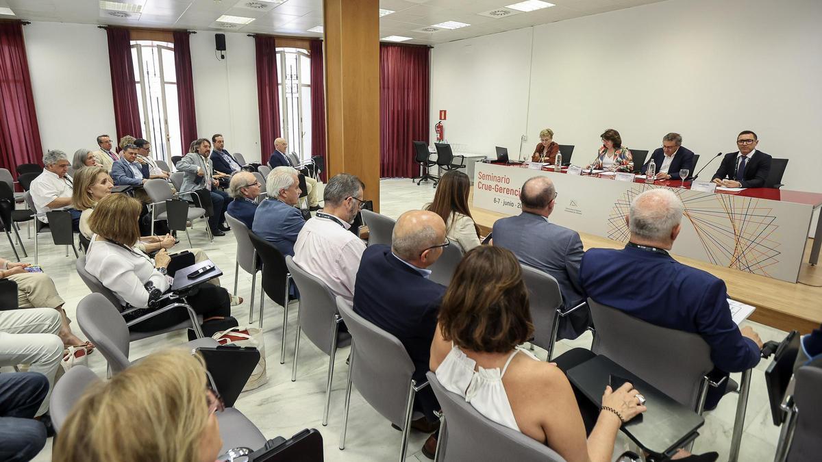 Reunión de los gerentes de las universidades españolas, este jueves en Alicante