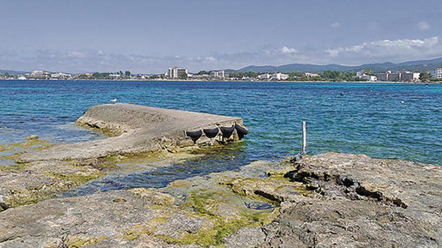 La bahía vista desde es Pinet.