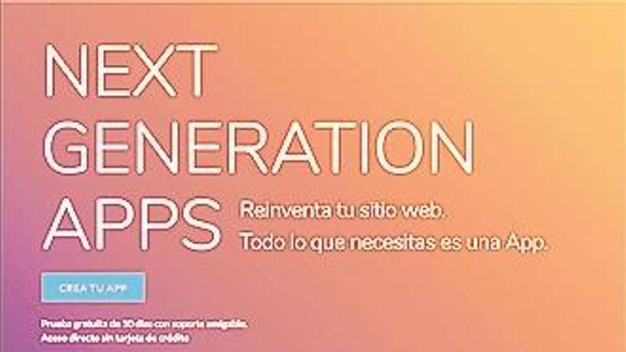 Crea tus propias apps personalizadas y sin saber programar