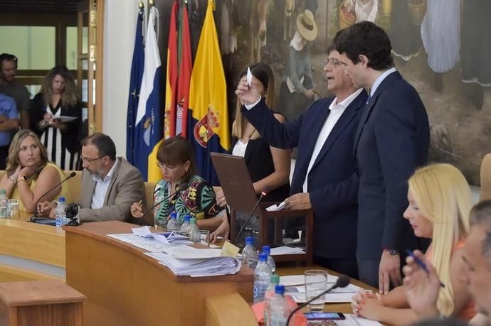 15-06-2019 SANTA LUCIA DE TIRAJANA. Santiago Miguel Rodríguez es el nuevo alcalde de Santa Lucía  | 15/06/2019 | Fotógrafo: Andrés Cruz