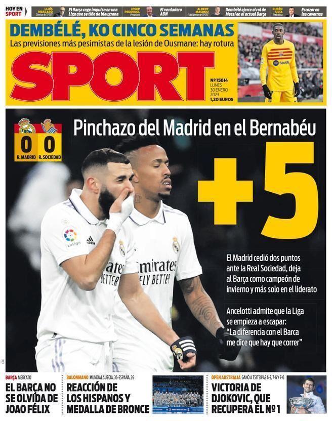 Las portadas de la prensa deportiva de hoy