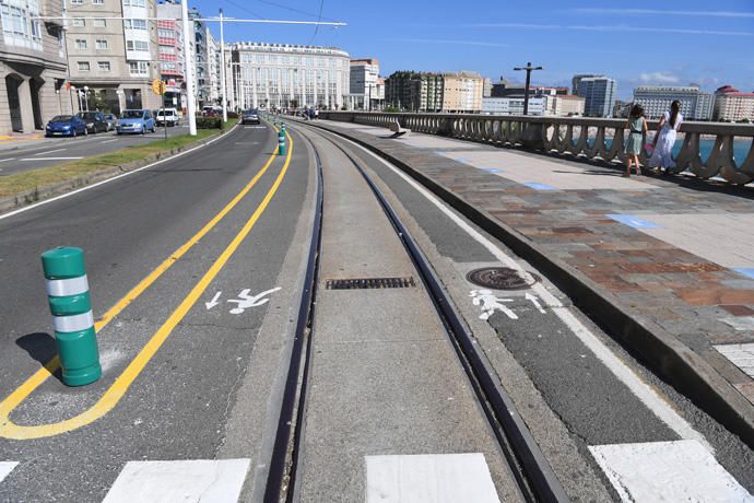 Más espacio para peatones de la Torre a Esclavas