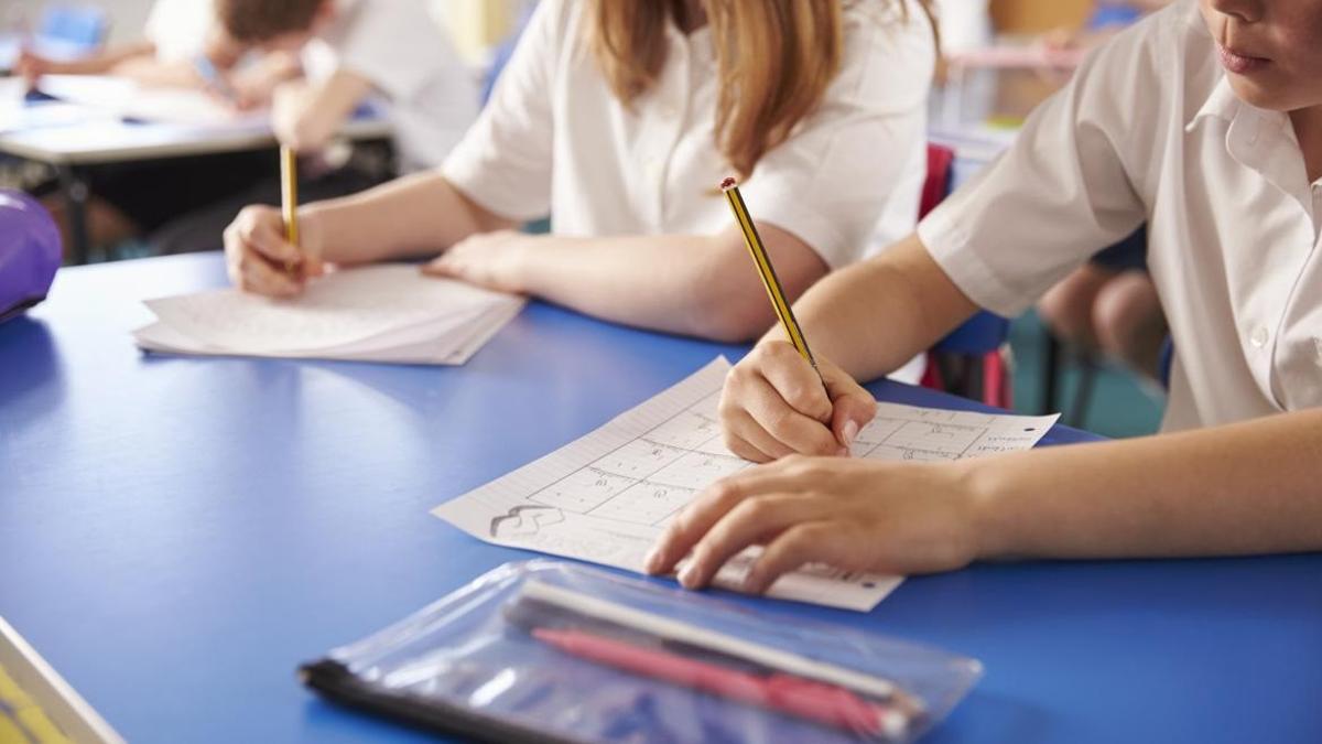 Niños en una clase