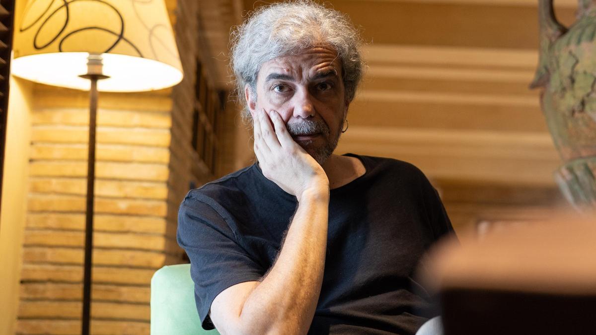 Fernando León de Aranoa, este viernes, en el Hotel Palafox de Zaragoza.