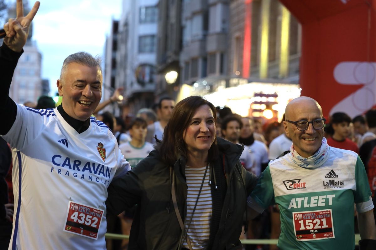 EN IMÁGENES | Zaragoza celebra su decimoctava edición de la San Silvestre