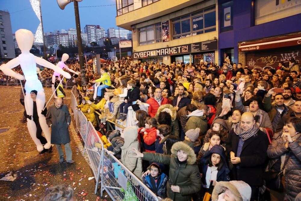 Las imágenes de la Cabalgata de Reyes de Vigo 2019