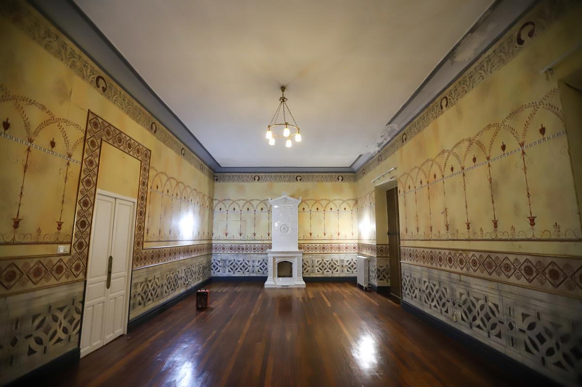 Una de las estancias del Palacio de Moratalla.