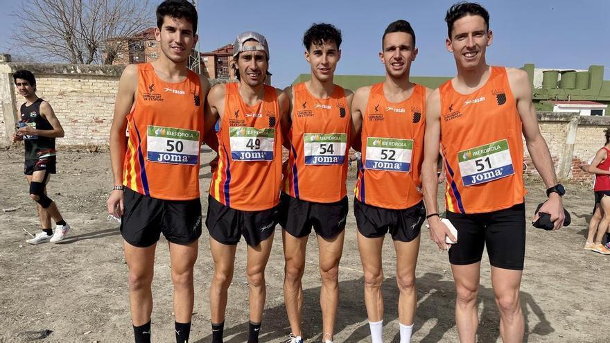 La selección valenciana acaricia el podio en el Campeonato de España de cross