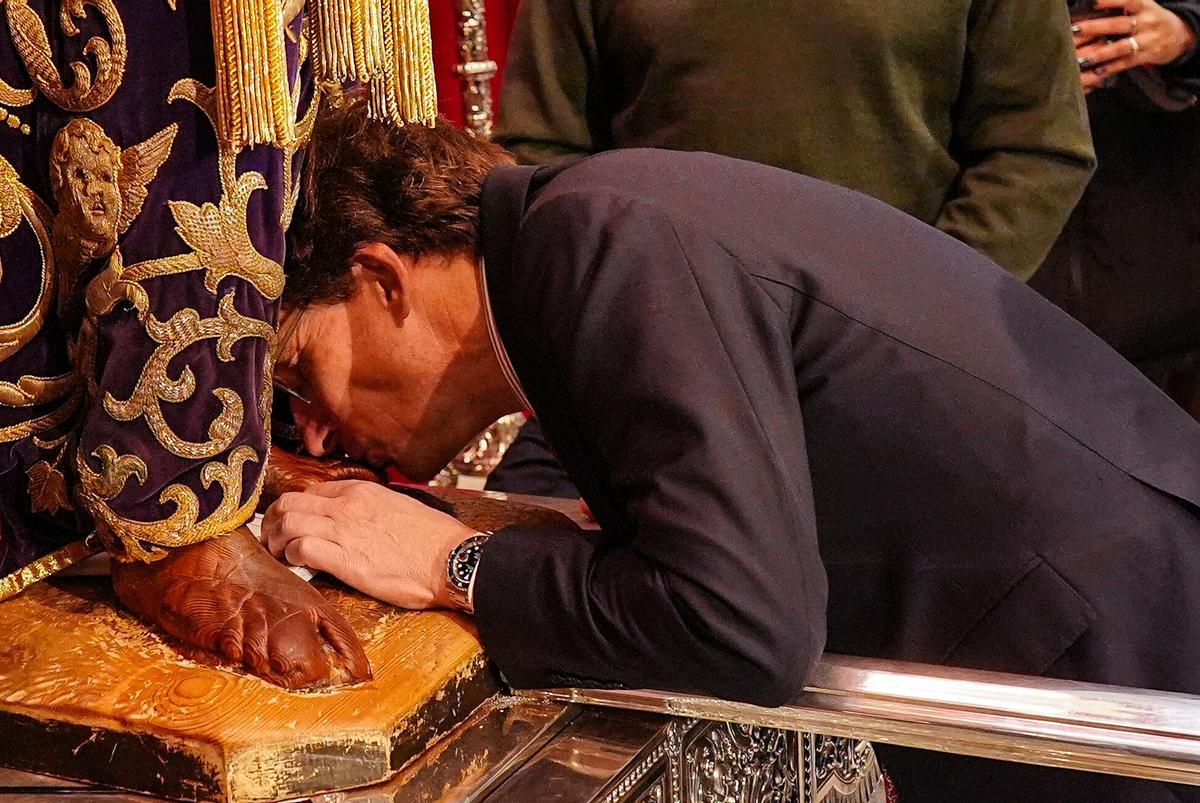 Las mejores imágenes del besapiés del Cristo de Medinaceli, en Madrid