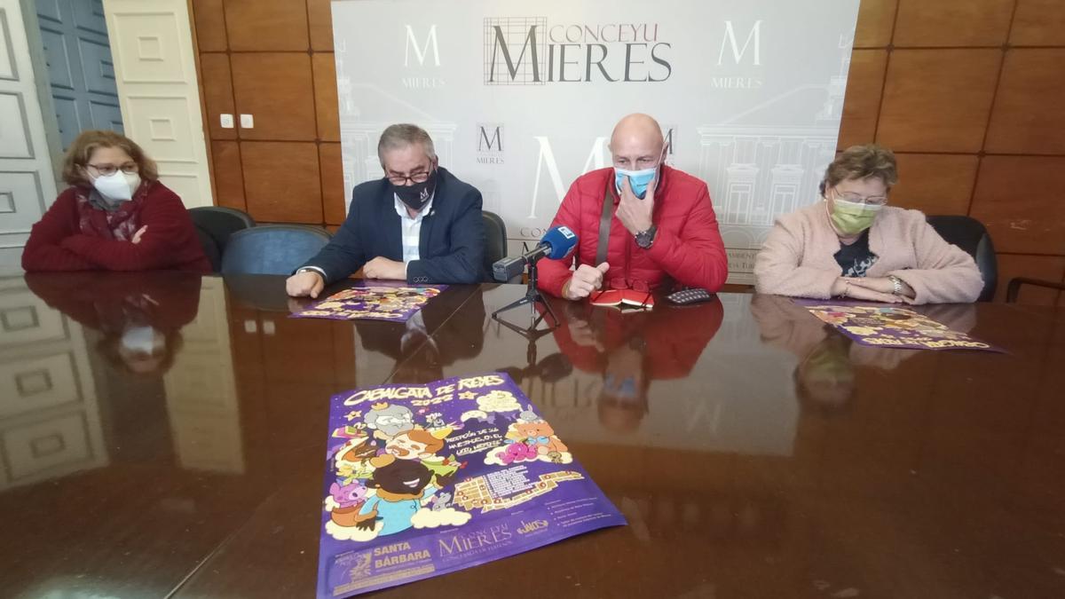 Presentación de la Cabalgata de Reyes en Mieres