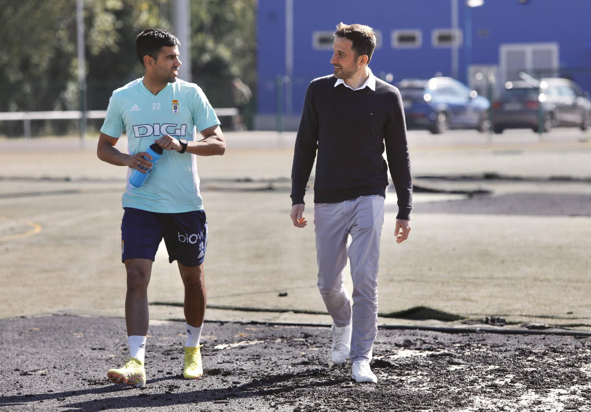 EN IMÁGENES: el entrenamiento del Oviedo