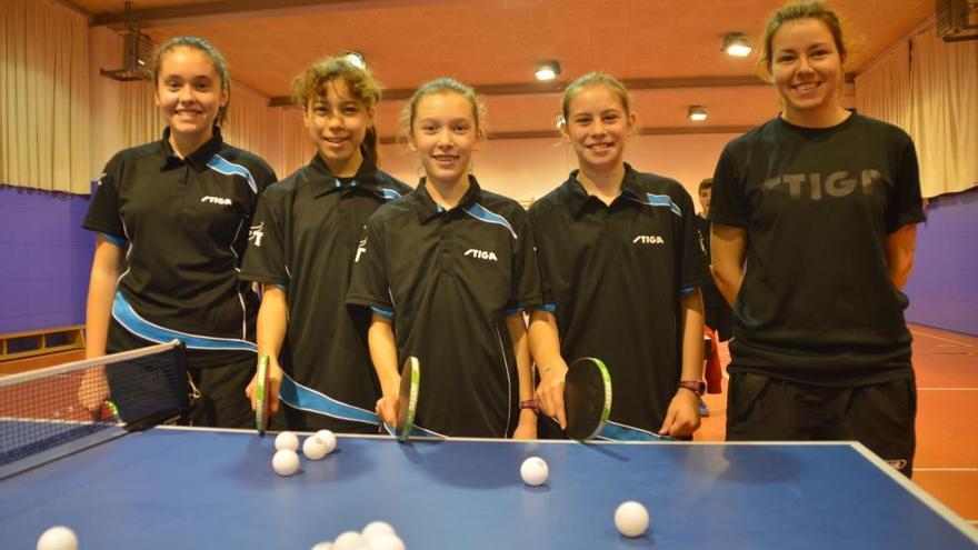 Part de l&#039;equip del Tramuntana femení