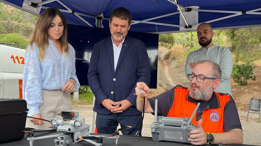 Protección Civil refuerza su equipo en el municipio de Murcia con un dron