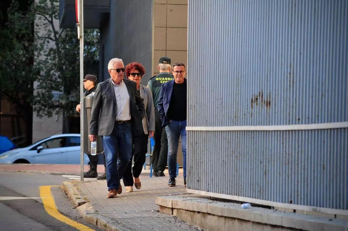 Francisco Martos, Emilia Parejo y Miguel Ángel Gallardo.