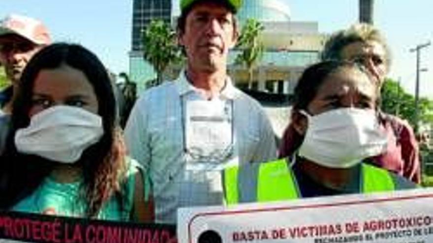 Protesta ecologista de los agricultores de Paraguay