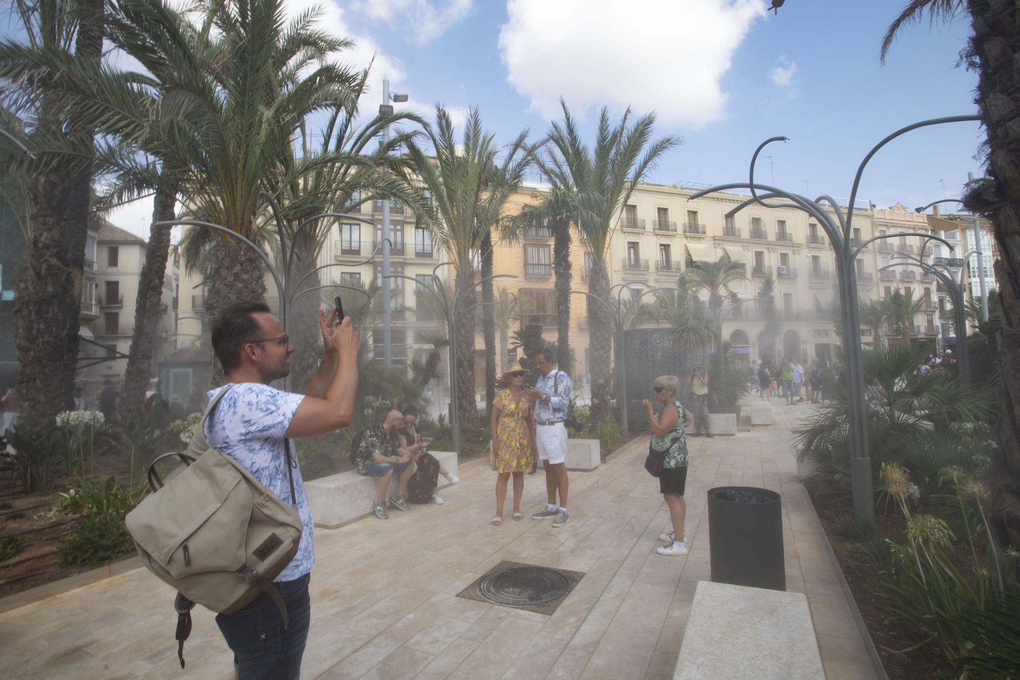 Así luce la nueva Plaza de la Reina tras la reforma integral