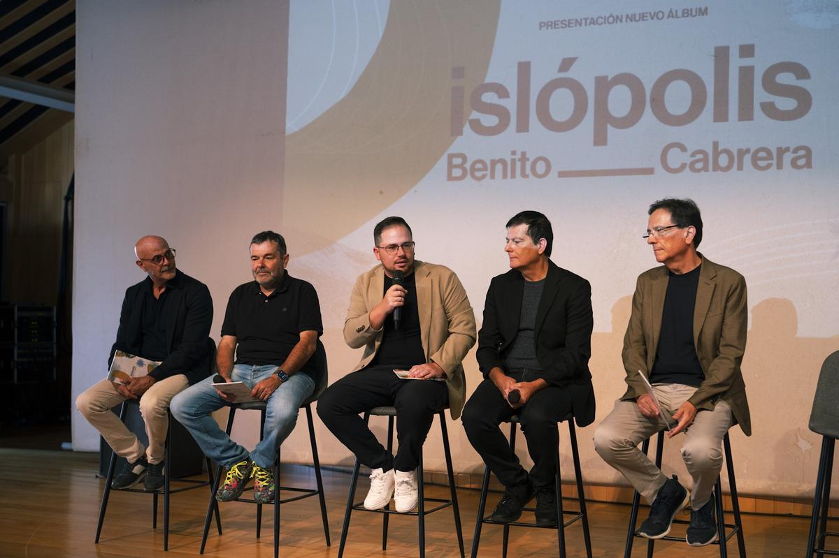 Rueda de prensa de presentación de 'Islópolis'.