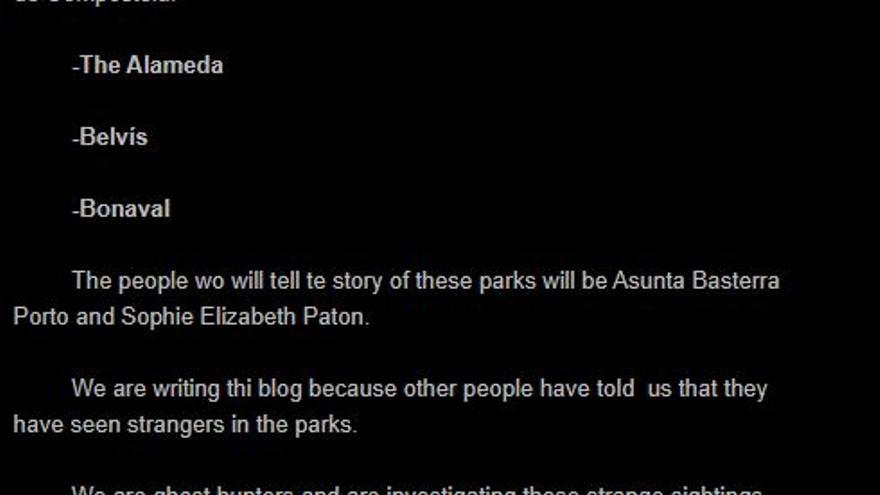 Esta es la descripción que tenía Asunta en su blog sobre lo que tractaba el propio blog.