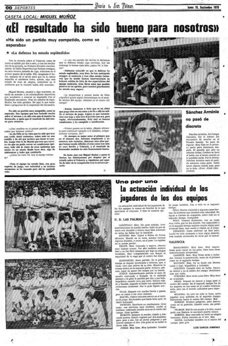 UD Las Palmas, así lo contamos en 1978