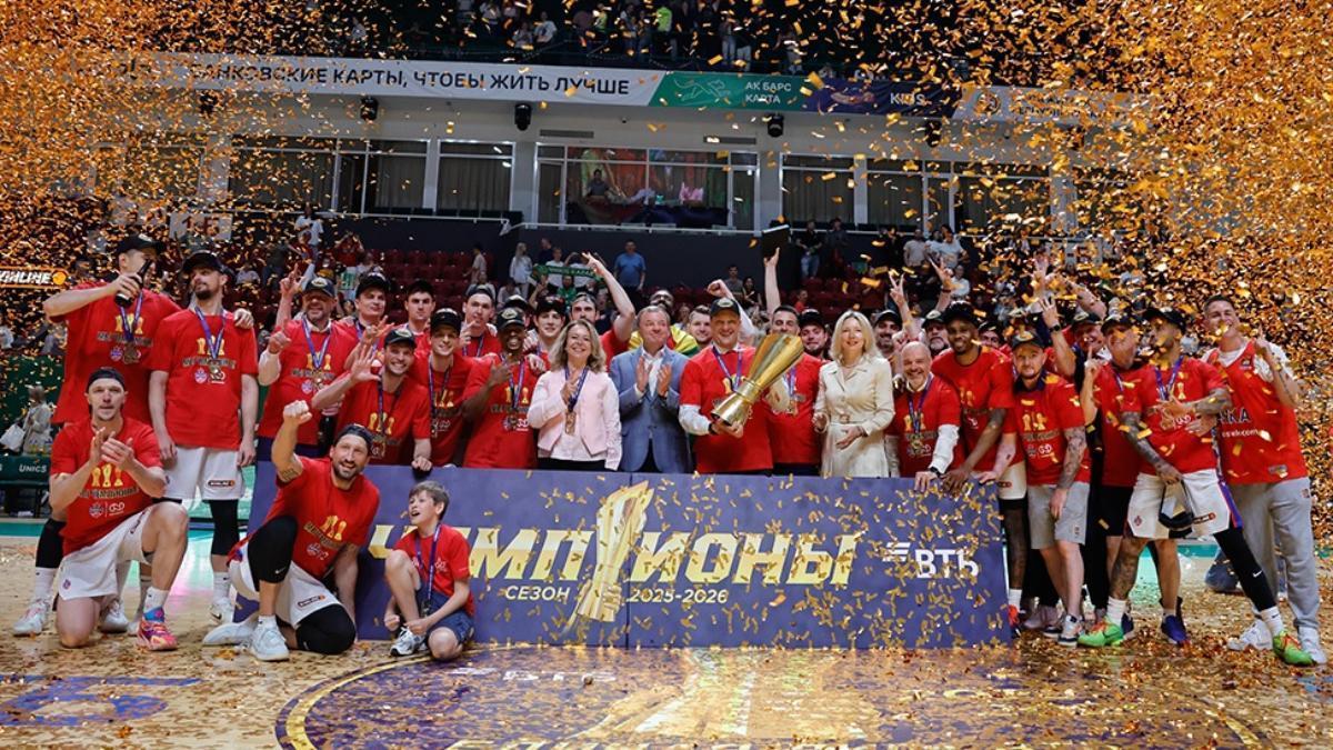Los 'armeitsi' celebran la conquista de la pasada Liga VTB