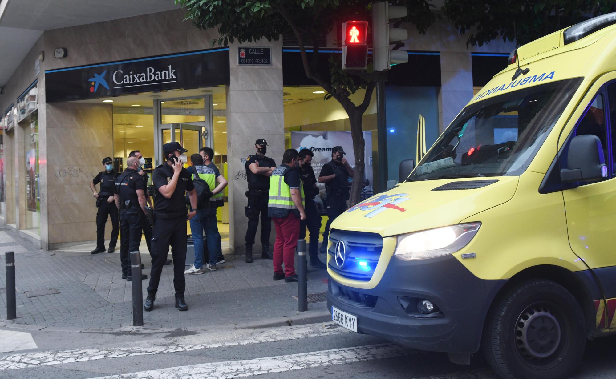 Atraco en una sucursal bancaria en Murcia