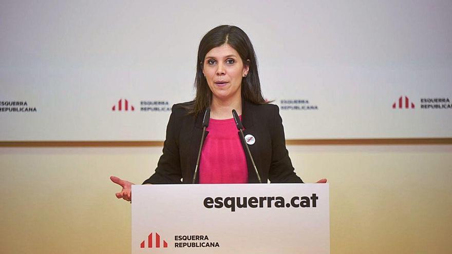 La secretària general adjunta i portaveu d&#039;ERC, Marta Vilalta