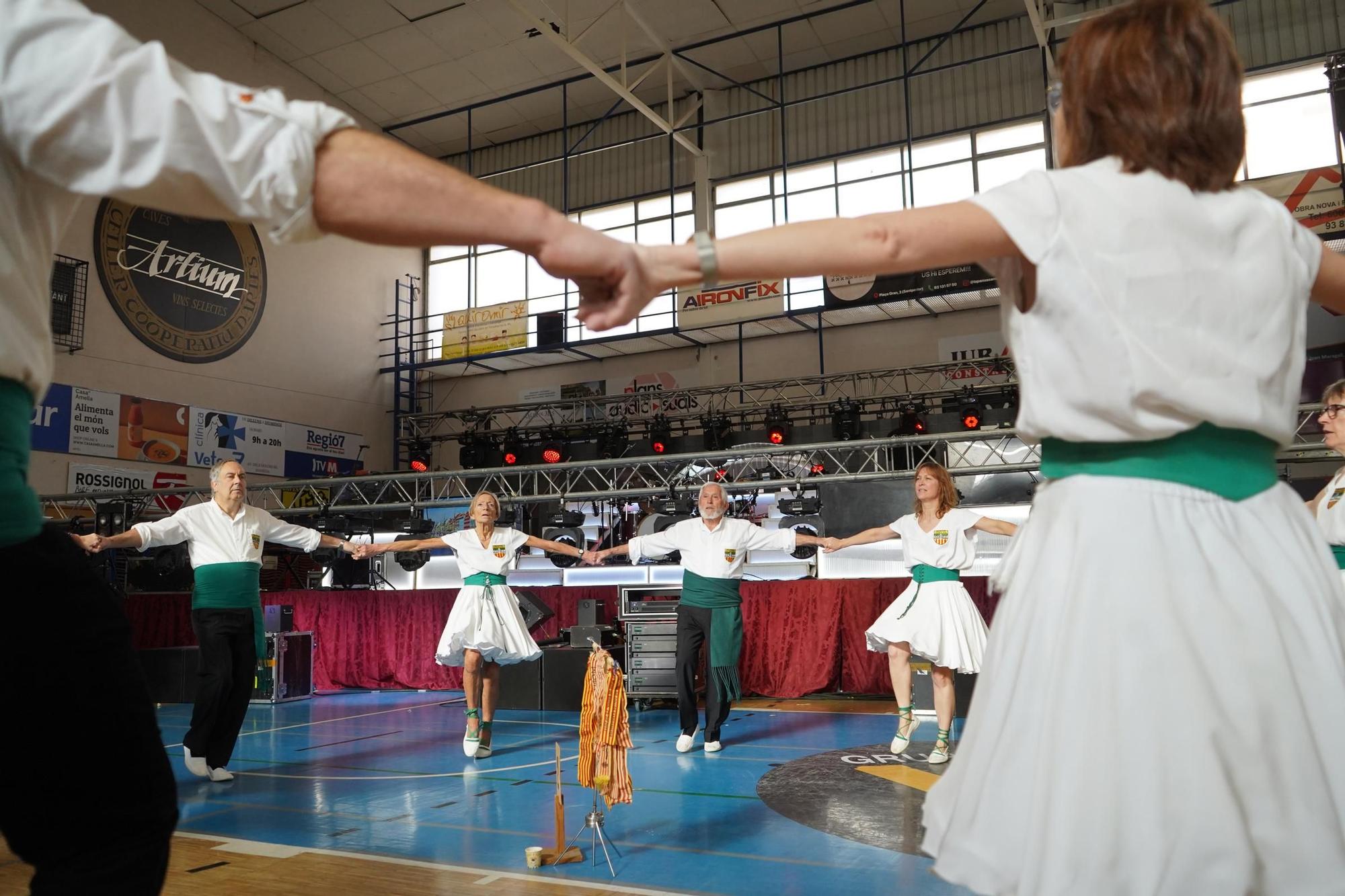 Les imatges de la celebració del 40e aniversari del Sarau Artesenc amb el concurs de colles sardanistes