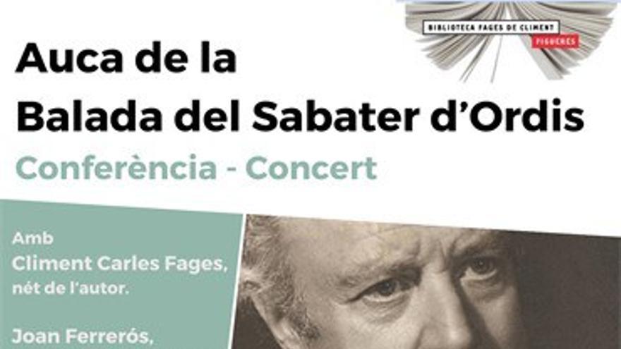 Conferència concert Balada del Sabater d&#039;Ordis