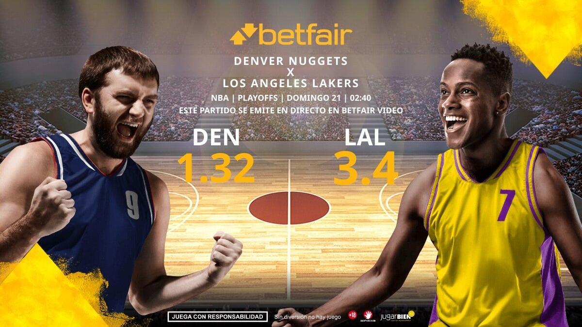 Denver Nuggets vs. Los Angeles Lakers: horario, TV, estadísticas, cuadro y pronósticos