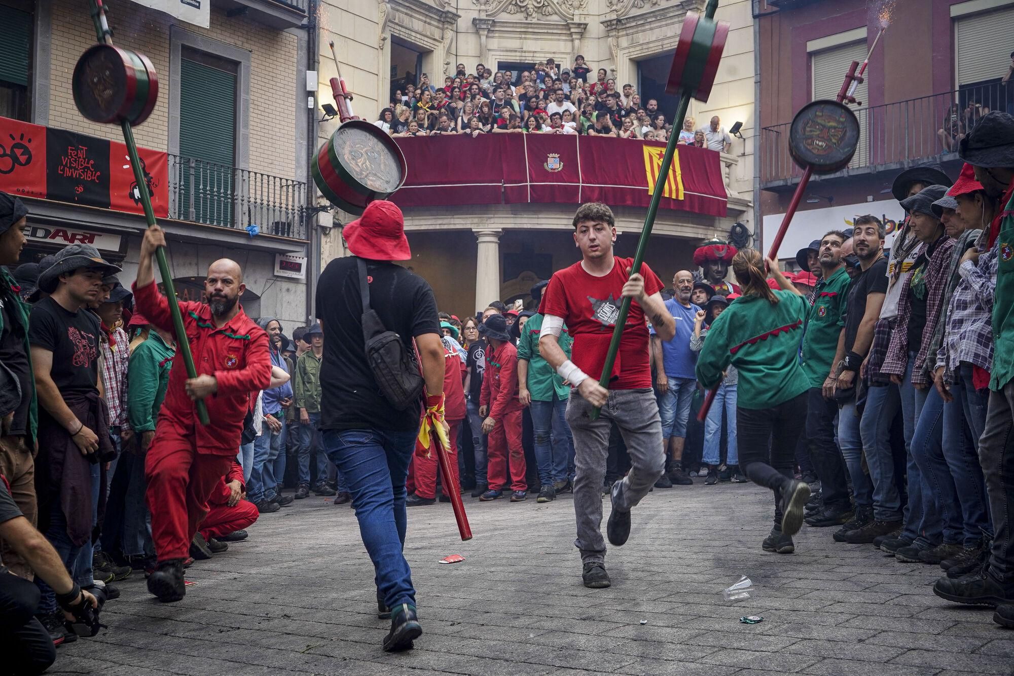 Així s'ha viscut el passacarrers de Patum de dissabte