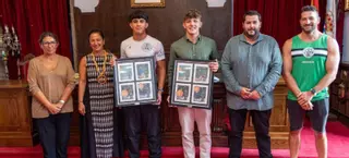Homenaje a los piragüistas galardonados de Betanzos